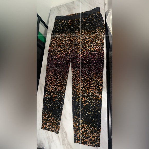 Jessica Simpson Black and Orange Floral Pants size medium - Picture 1 of 5